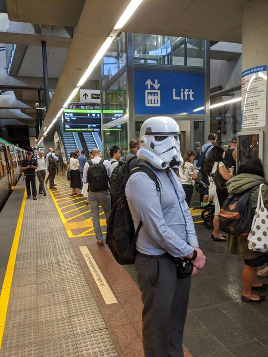 Cosplayer intensifies