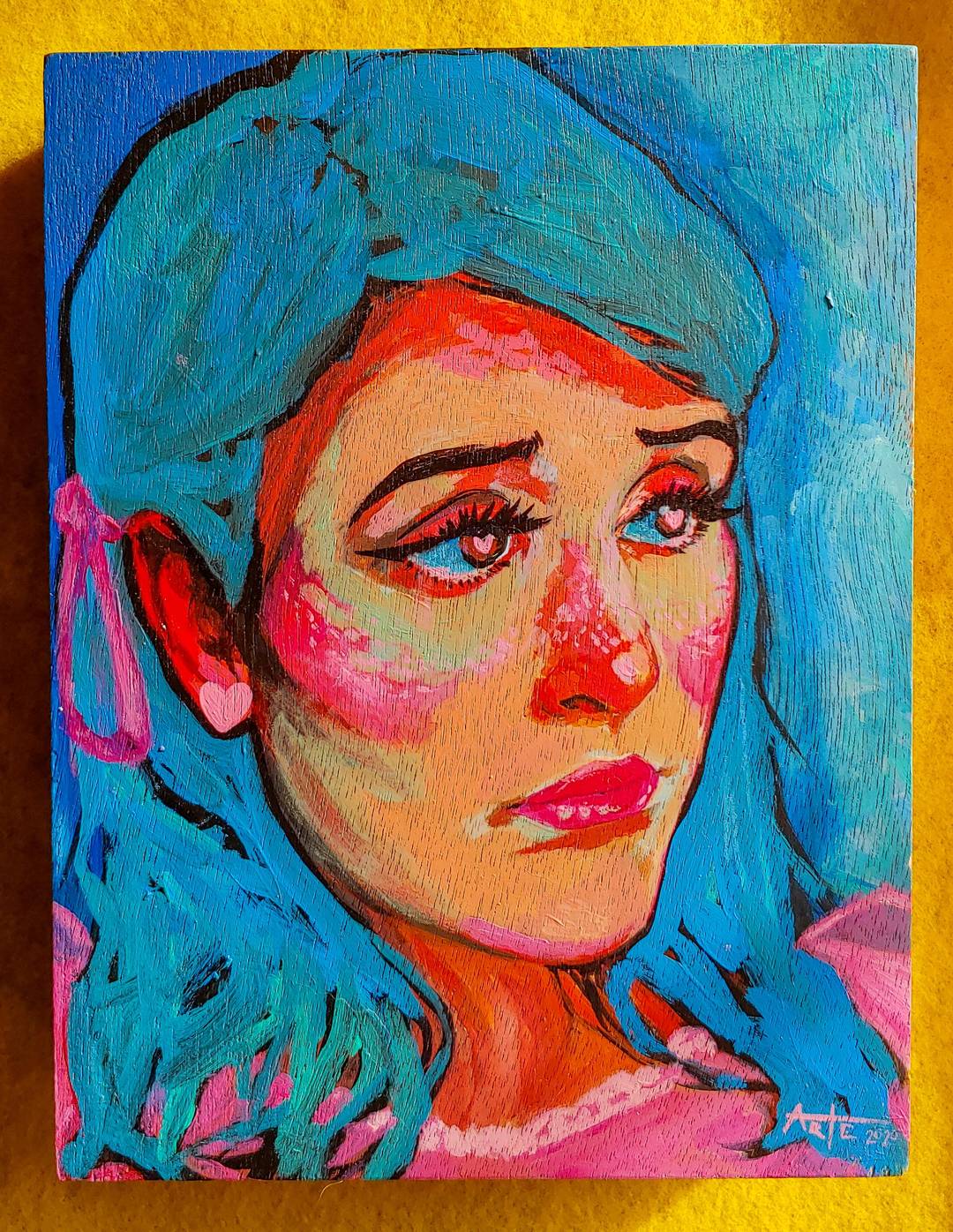 Cotton Candy, Talia Arte, Acrylic, 2020 Scrolller