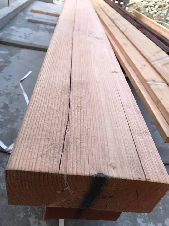 Crack in Header beam for hip roof patio. Salvageable? Ideas?