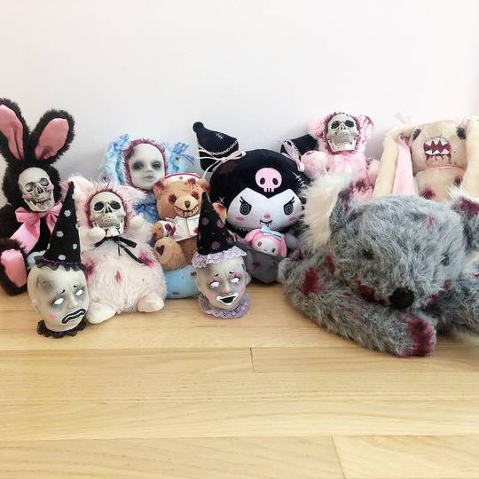 creepy critters...follow my horror ig if you would like to see more of my creations! ig: onlyabaddream 🖤