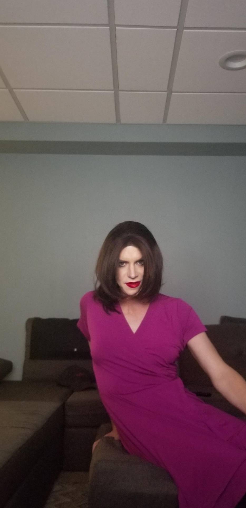 Crossdresser selfie starting hormones