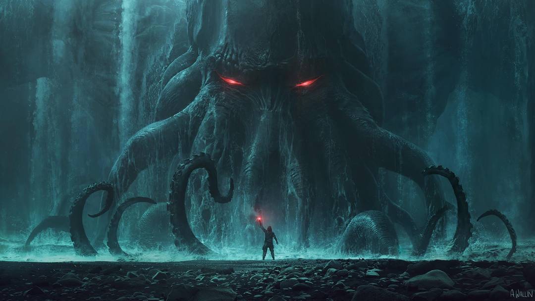 Cthulhu comes! (3840x2160) Andrée Wallin