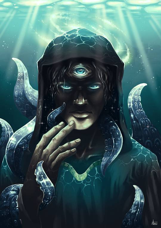 "Cultist of Cthulhu", recent commission I've done