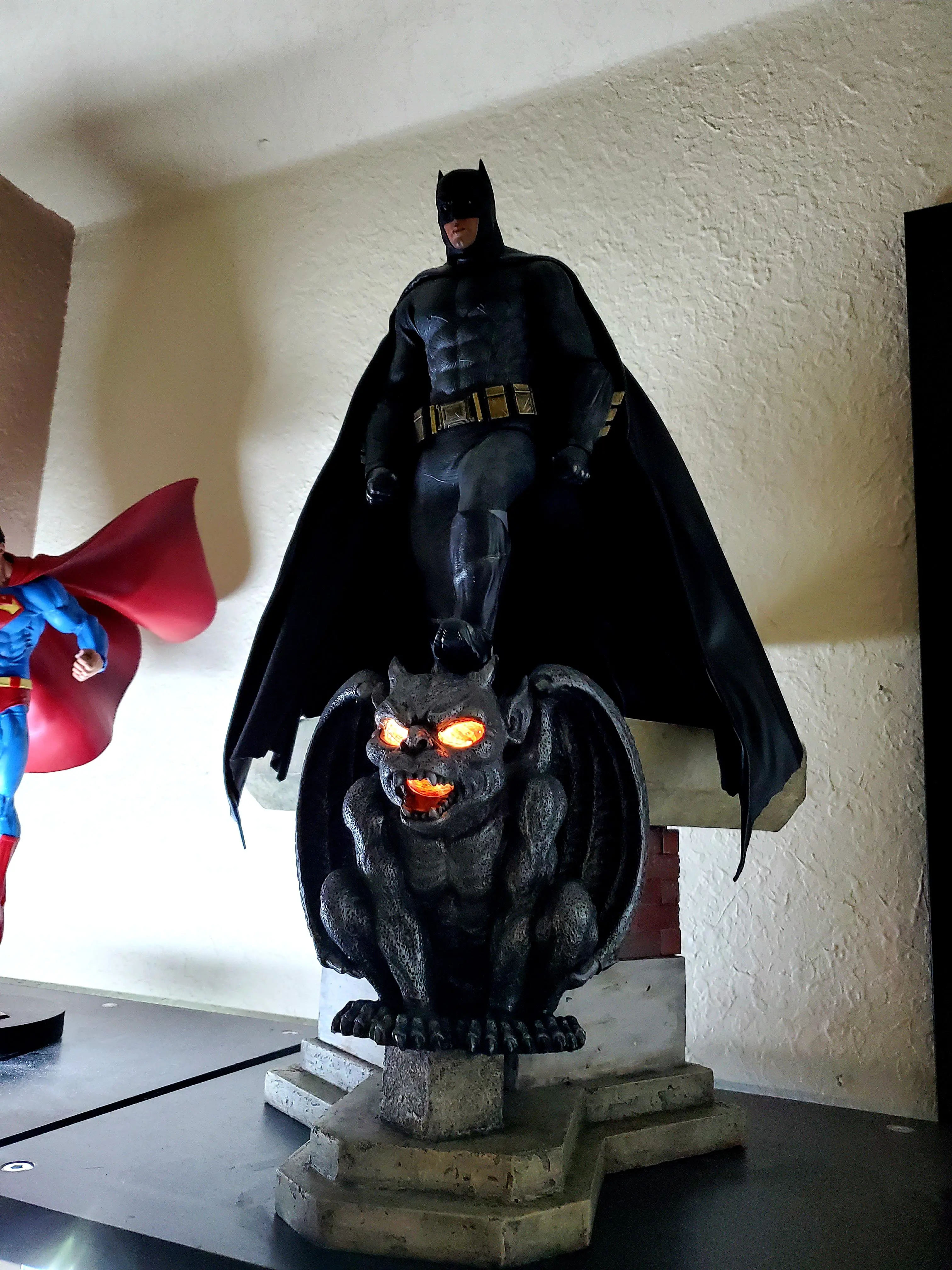 Gargoyle Display Custom gargoyle display base for BvS/JL Bats. | Scrolller