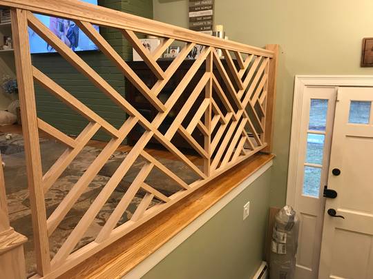 Custom Oak Railing