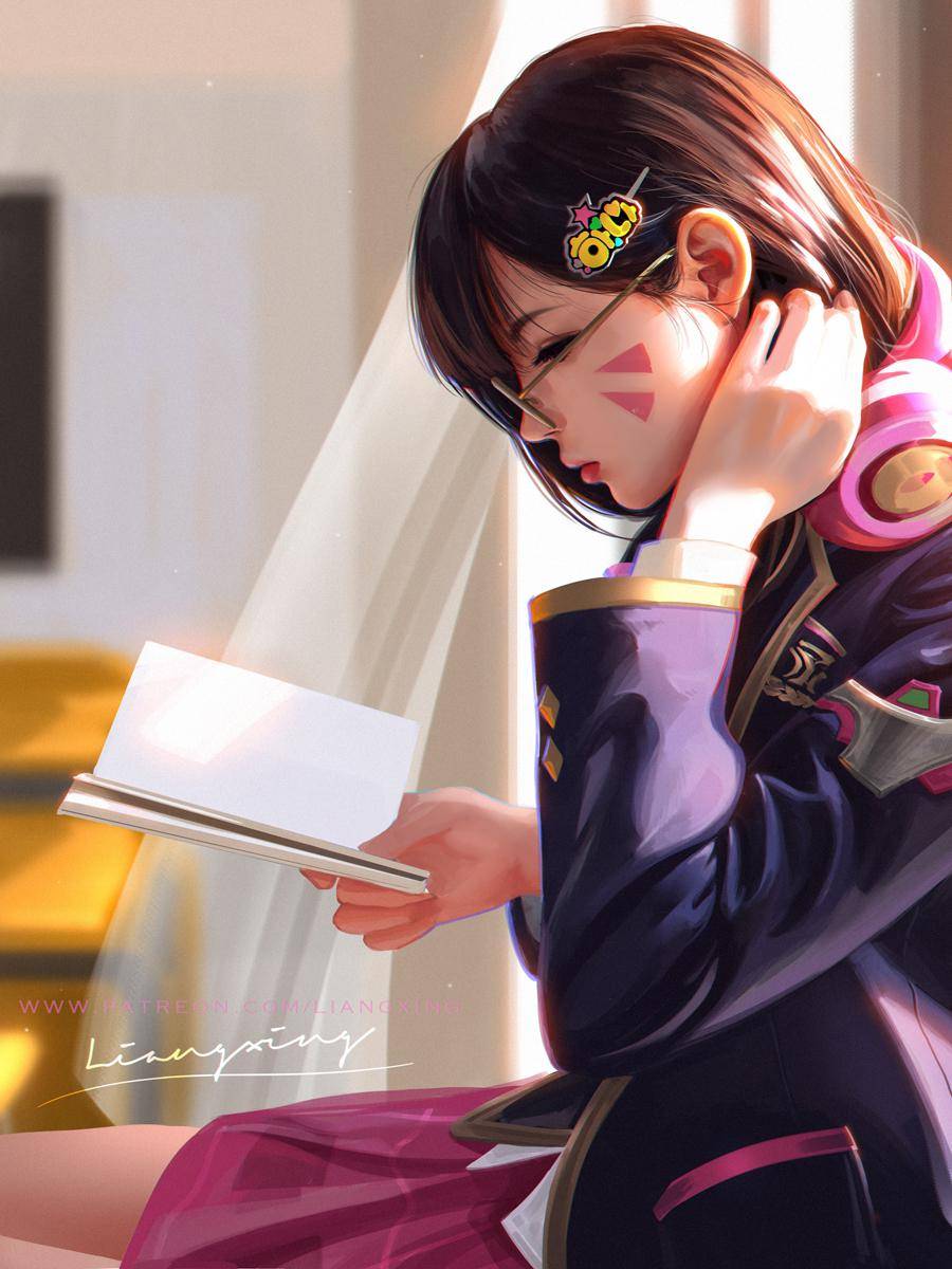 D.Va by Liang-Xing on DeviantArt