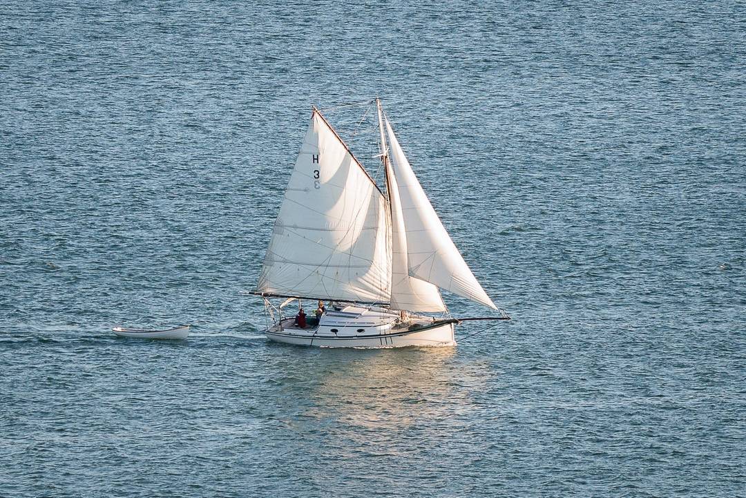Dad's 28' mullet boat "Cora" - 107 years old this year!