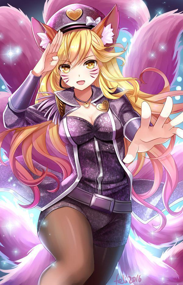 Daily Ahri Fanart #532 - Popstar Ahri Takes the Stage!