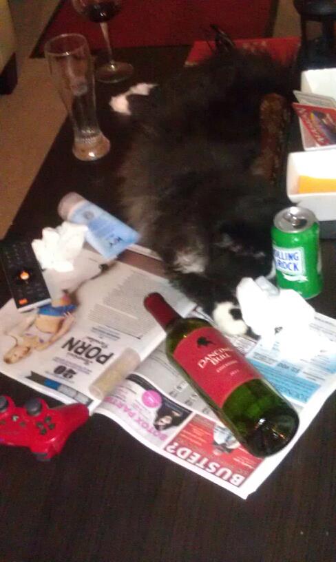 Damnit Walter, how many times have I told you to use a coaster????!