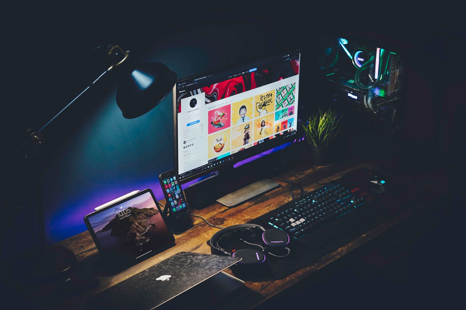 Dark and Cozy.