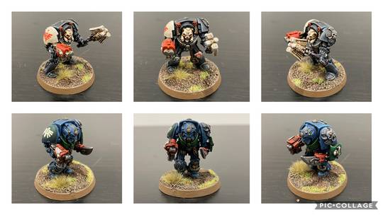 Dark Angels Terminator Chaplain and Librarian - Some Love for the Old School Metal Models!