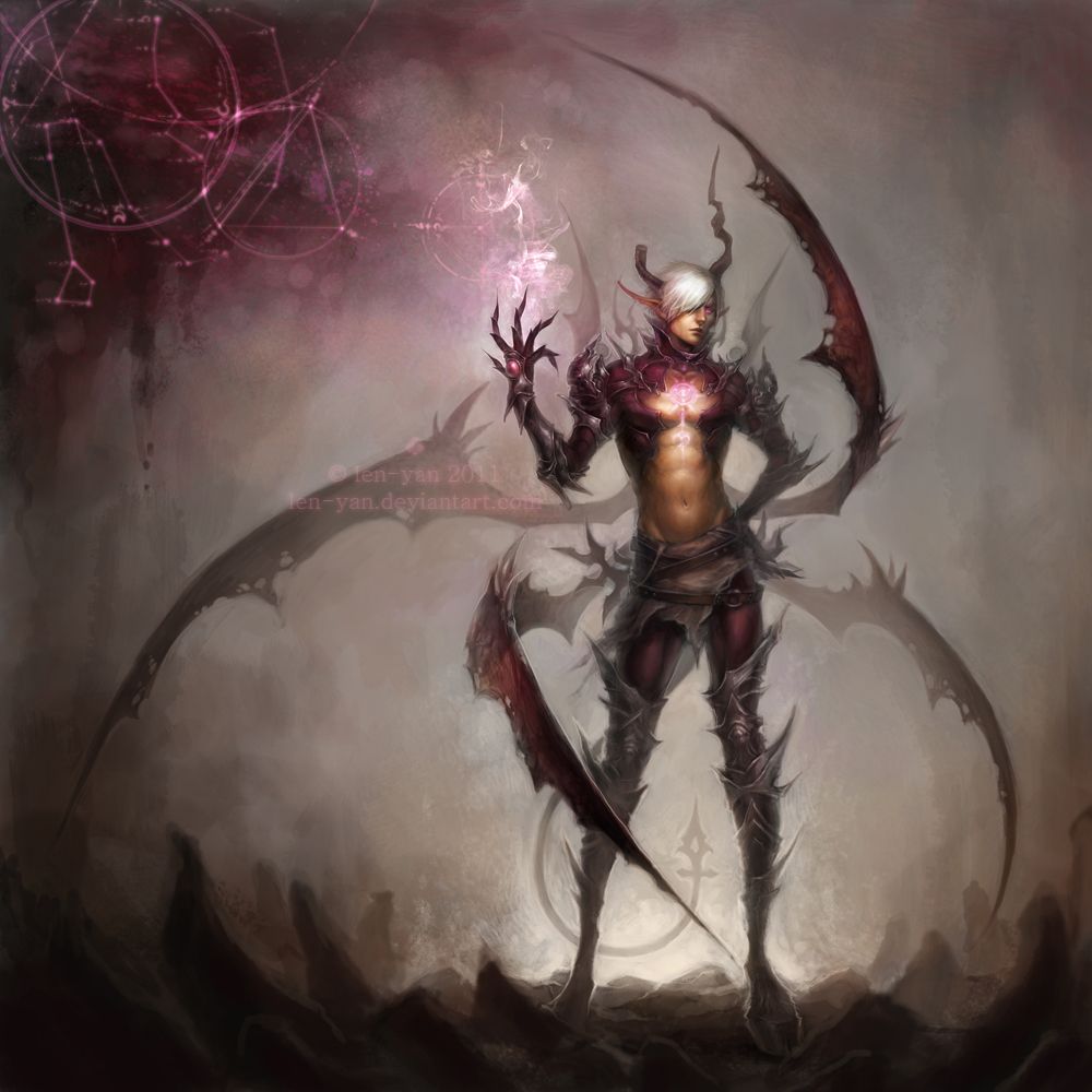 dark omen, by len-yan (Magdalena Pagowska)