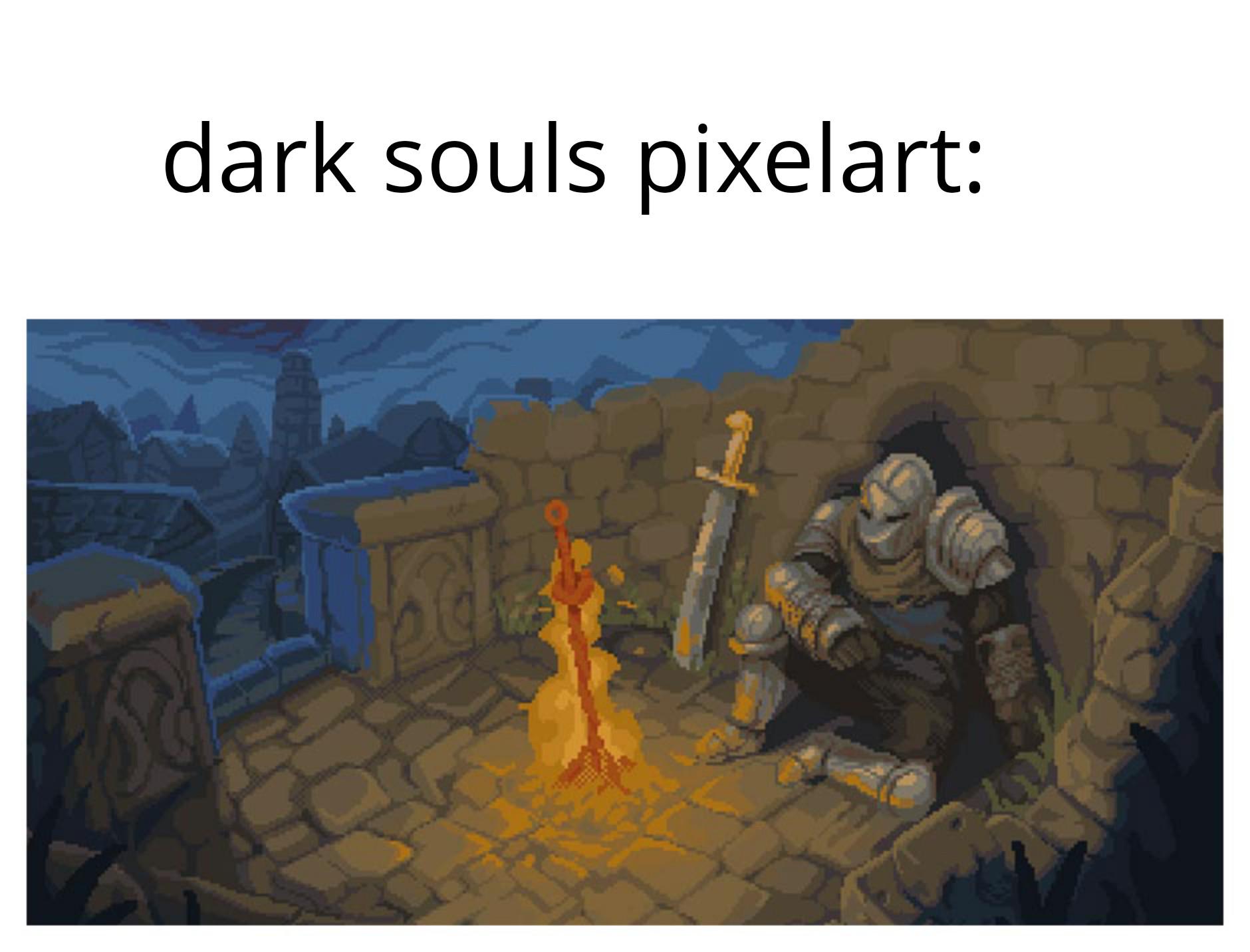 Dark souls pixel art
