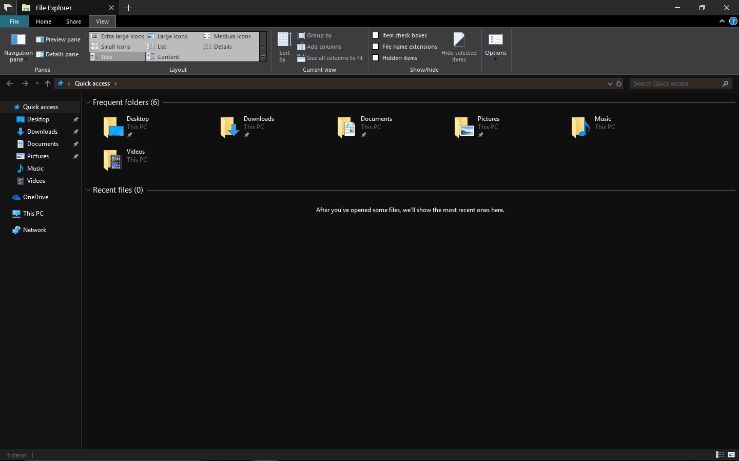 Dark theme File Explorer now live for Insiders! (Build 17666)
