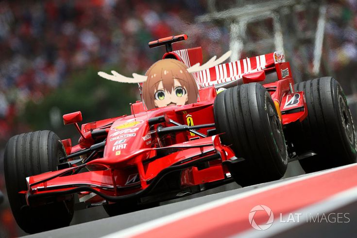 day 1 374 of putting waifus in f1 cars (Shikanoko, Noko)
