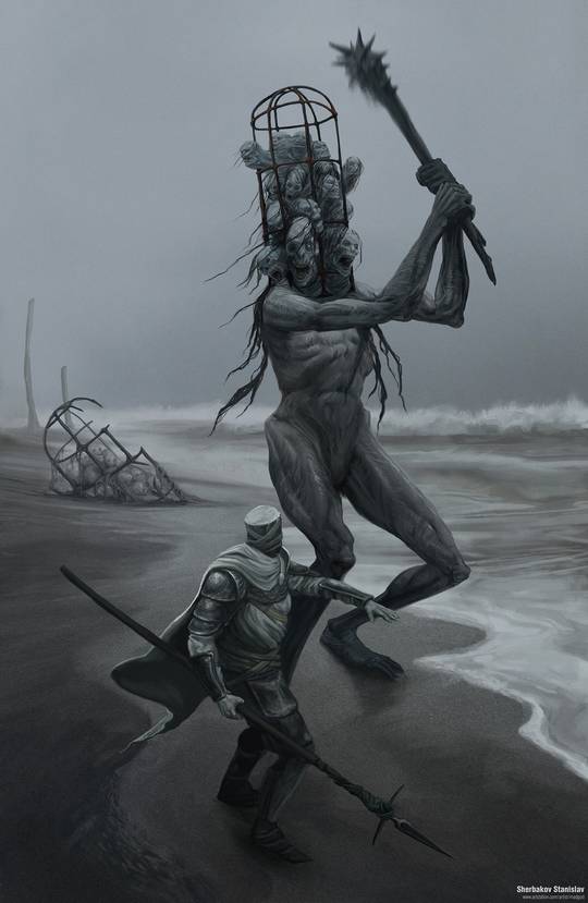 Dead giant by Sherbakov Stanislav