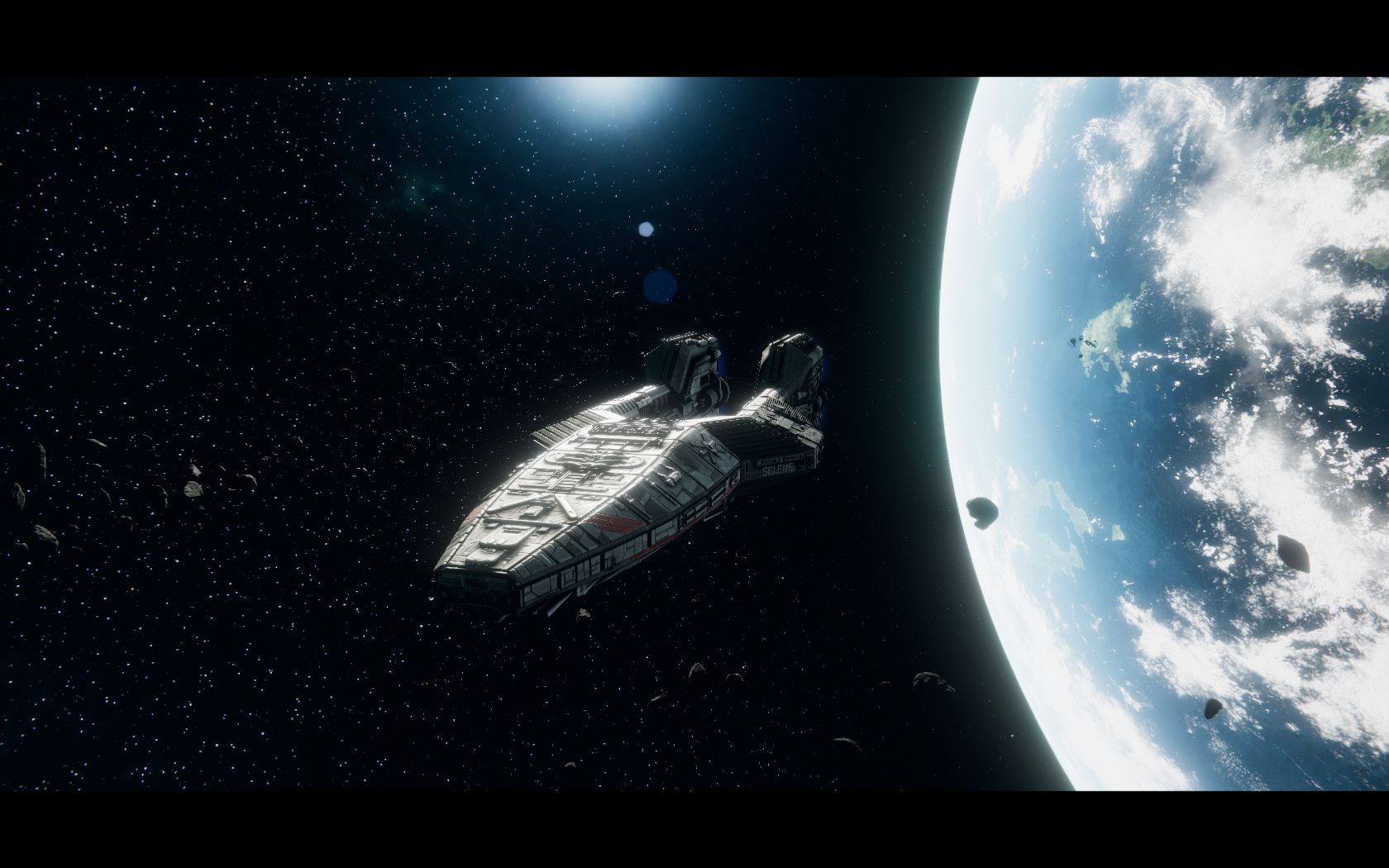 [Deadlock] Colonial Defender Selene prepares to jump to Leonis | Scrolller