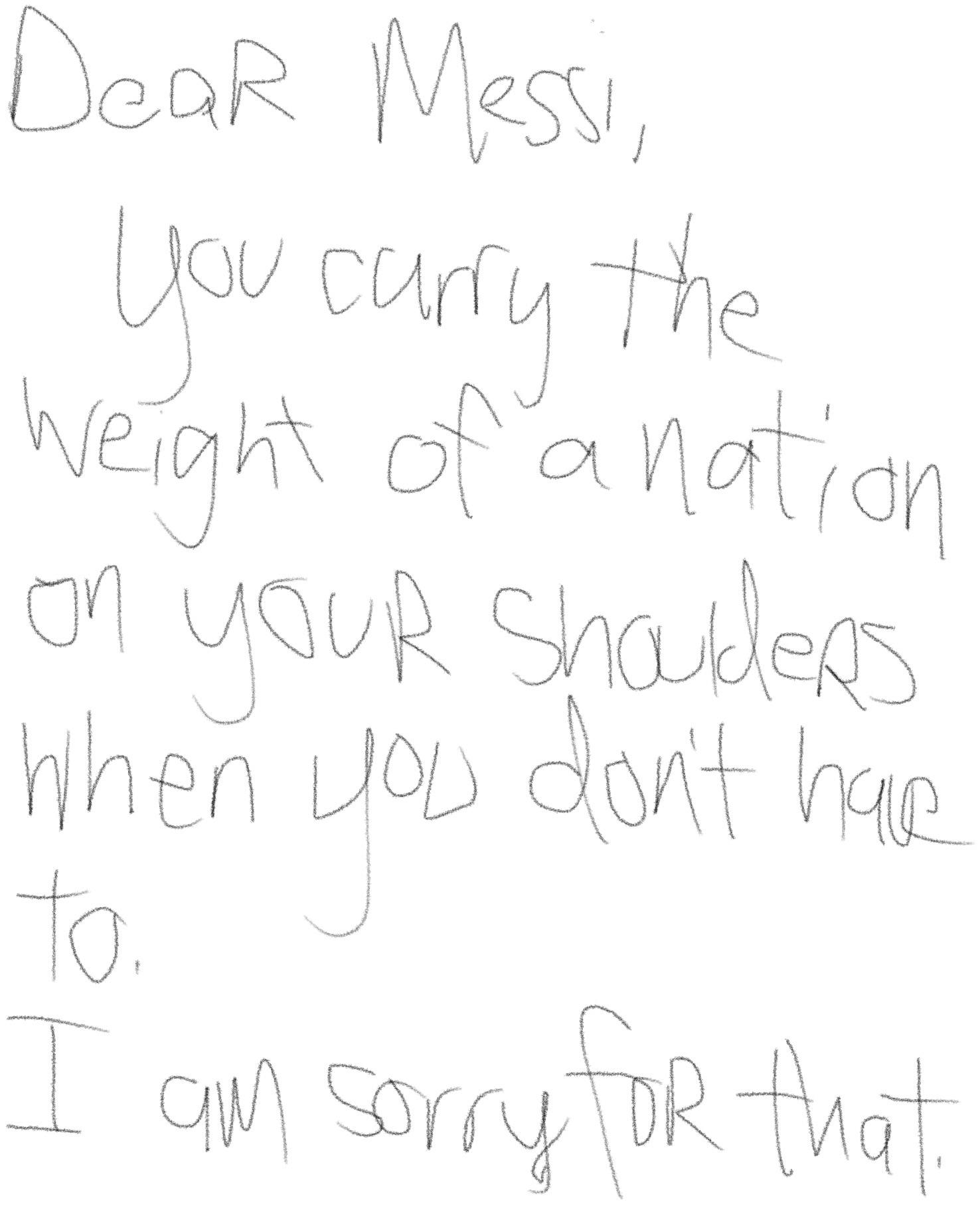 Dear Messi Scrolller