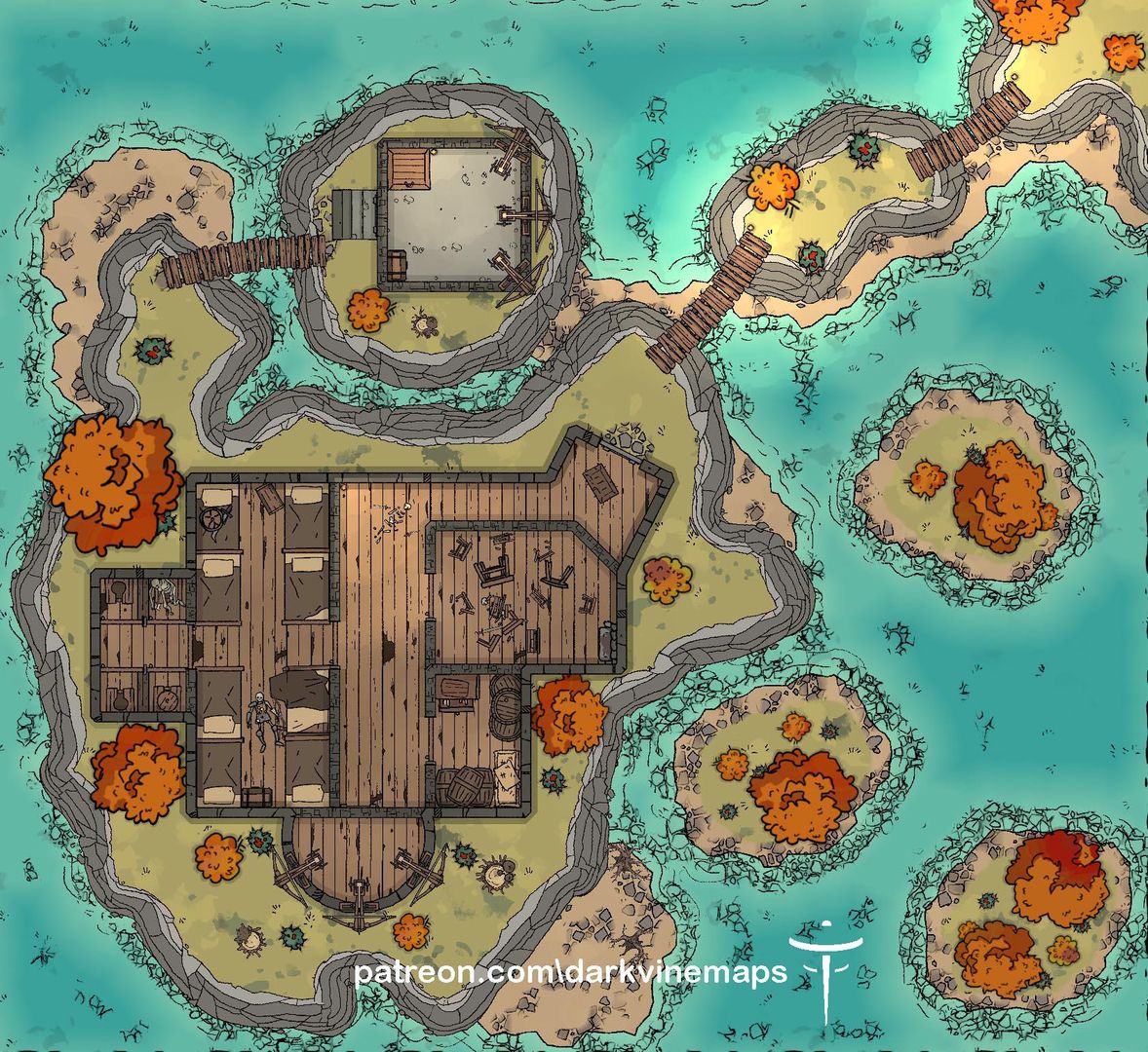 Derelict Watchpost [24x22] [Battlemap]