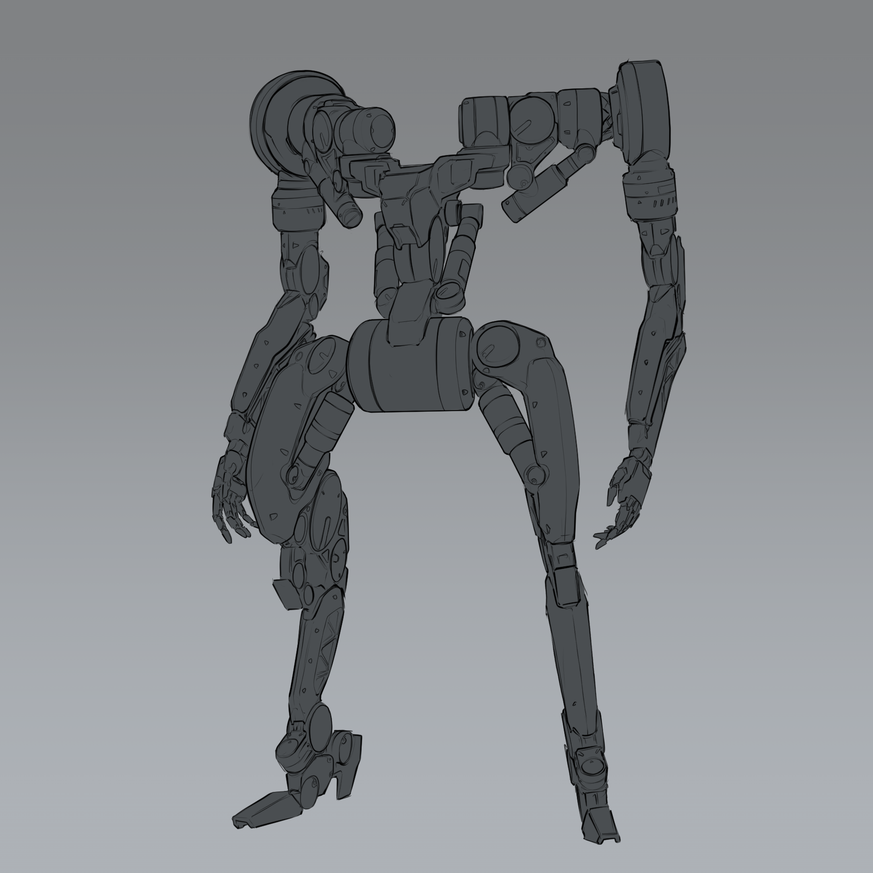 Method 2 Mech Frame Designing a new mech. Here's the bare frame for anyone who might want a ...