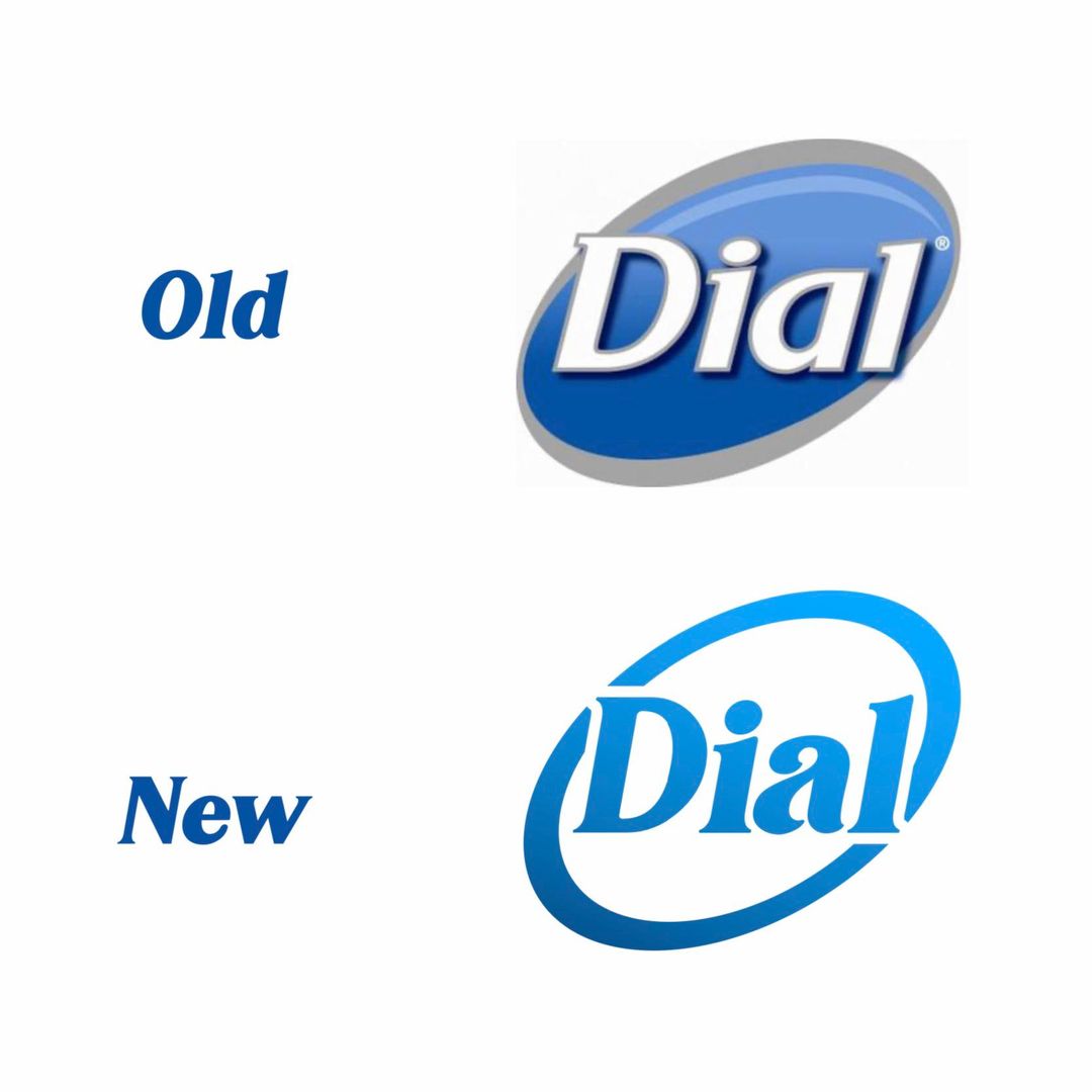 Dial soap logo redesign