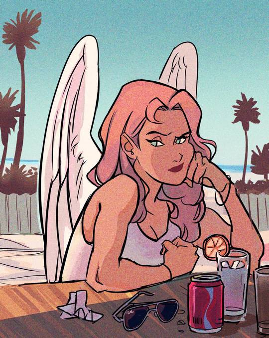 Did a quick Hawkgirl sketch