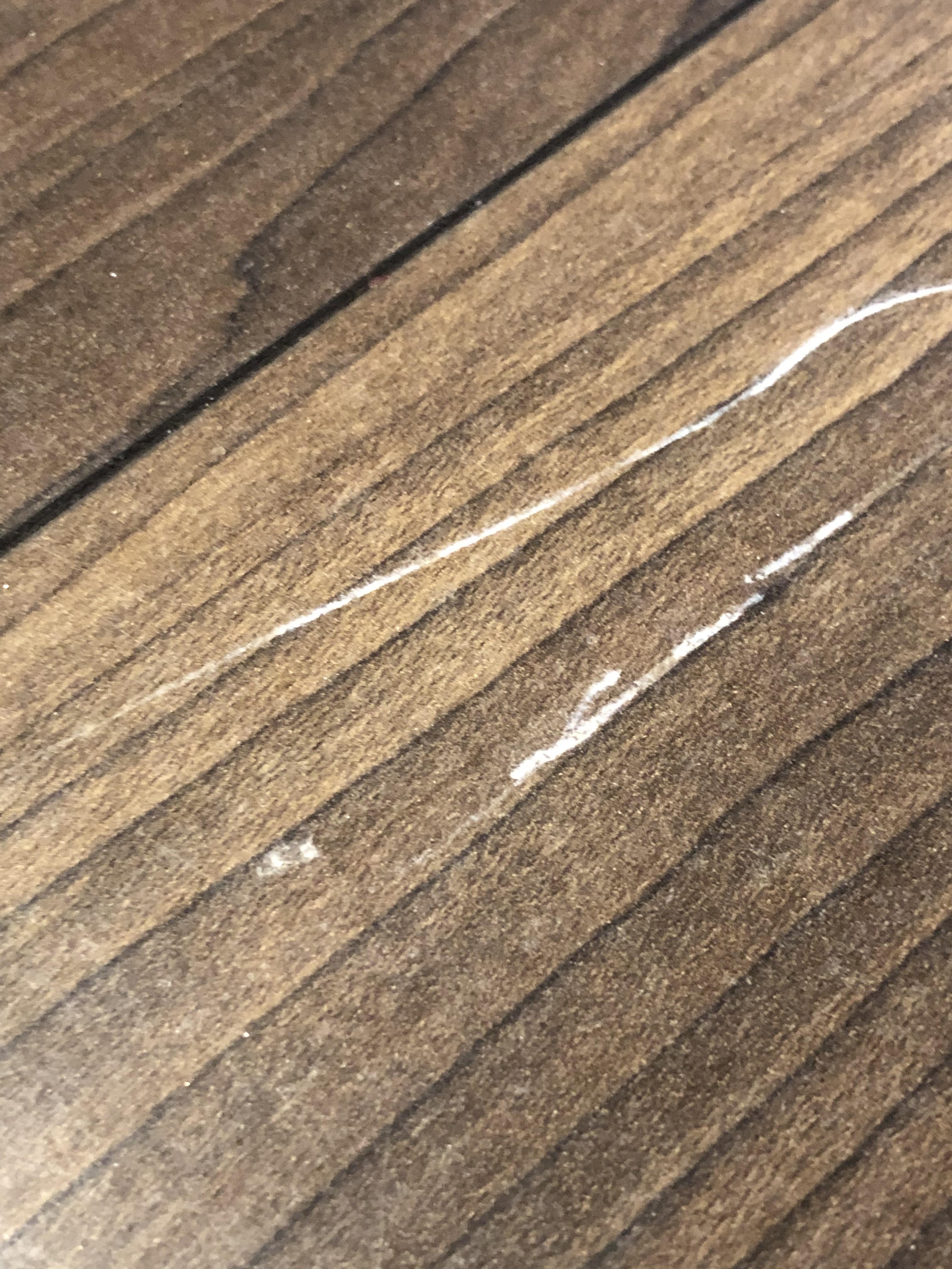 White Scuff Does anyone know how to remove white scuff marks off laminate flooring ...
