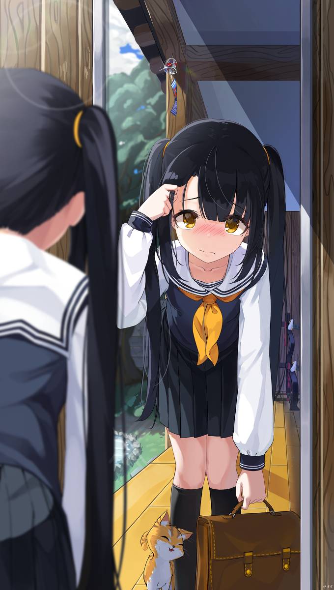 "Does it look weird...?" [Original]