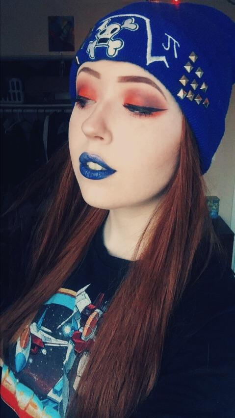 Does your lipstick match your beanie?