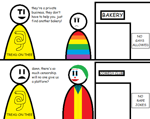 "Don't think we don't notice whose speech you rush to defend, and who you tell to take the abuse and get over it." -ContraPoints