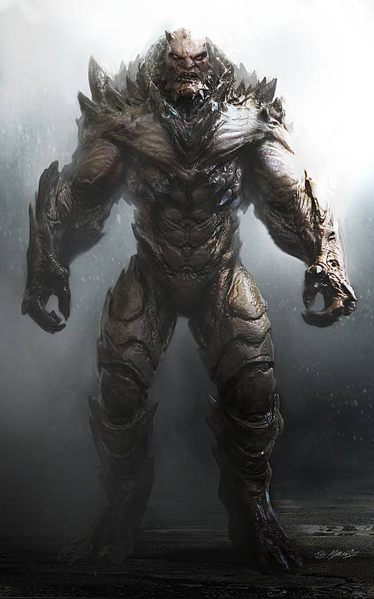 Doomsday concept art for Batman V Superman by Jerad Marantz