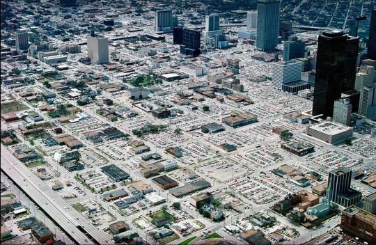 Downtown Dallas in the 1970s