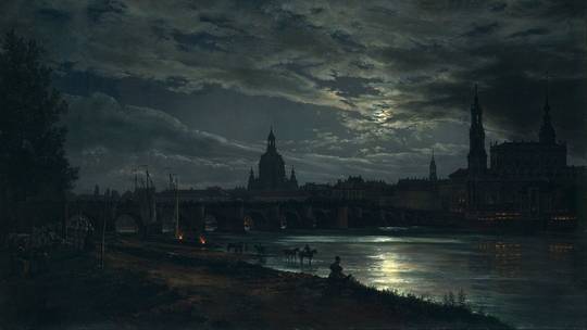 Dresden by Moonlight