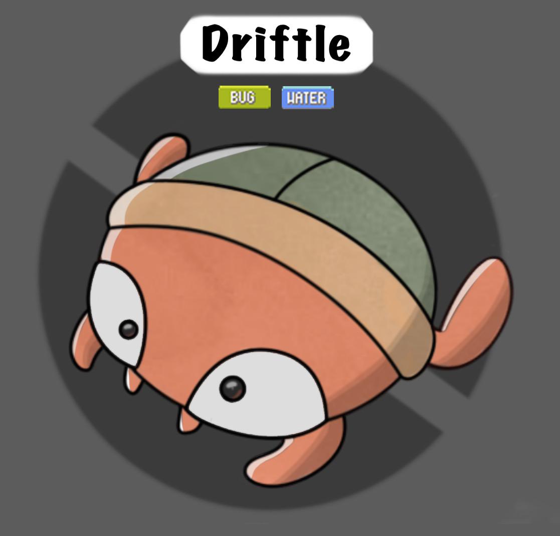 Driftle, The Water Bug Pokemon [Needs Dex Entry, Ability, etc.] | Scrolller