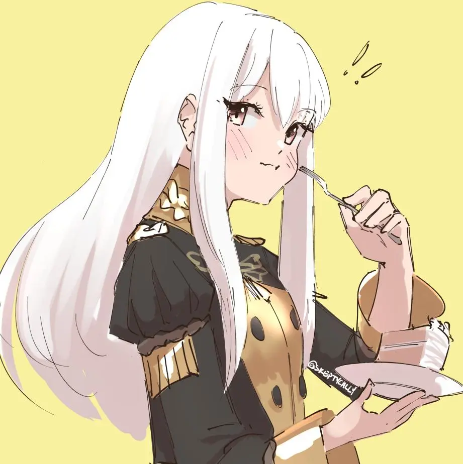 Eating cake