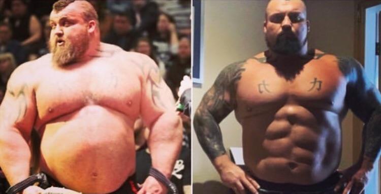 Eddie Hall looking absolutely Blastoise’D