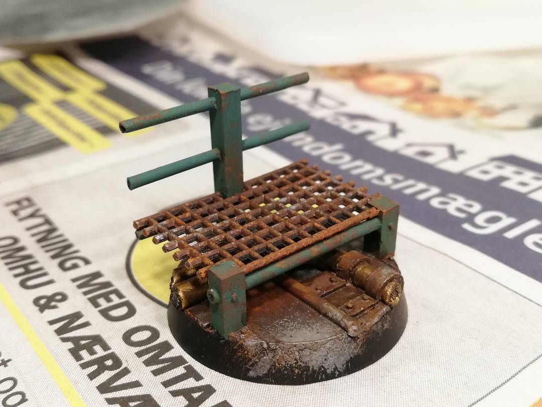 Elevated base for a character