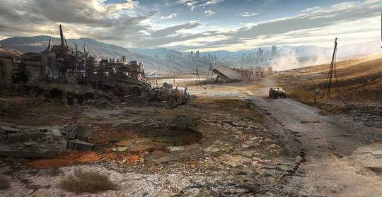 Environment concept design for Maze Runner: The Death Cure by Scribble Pad Studios