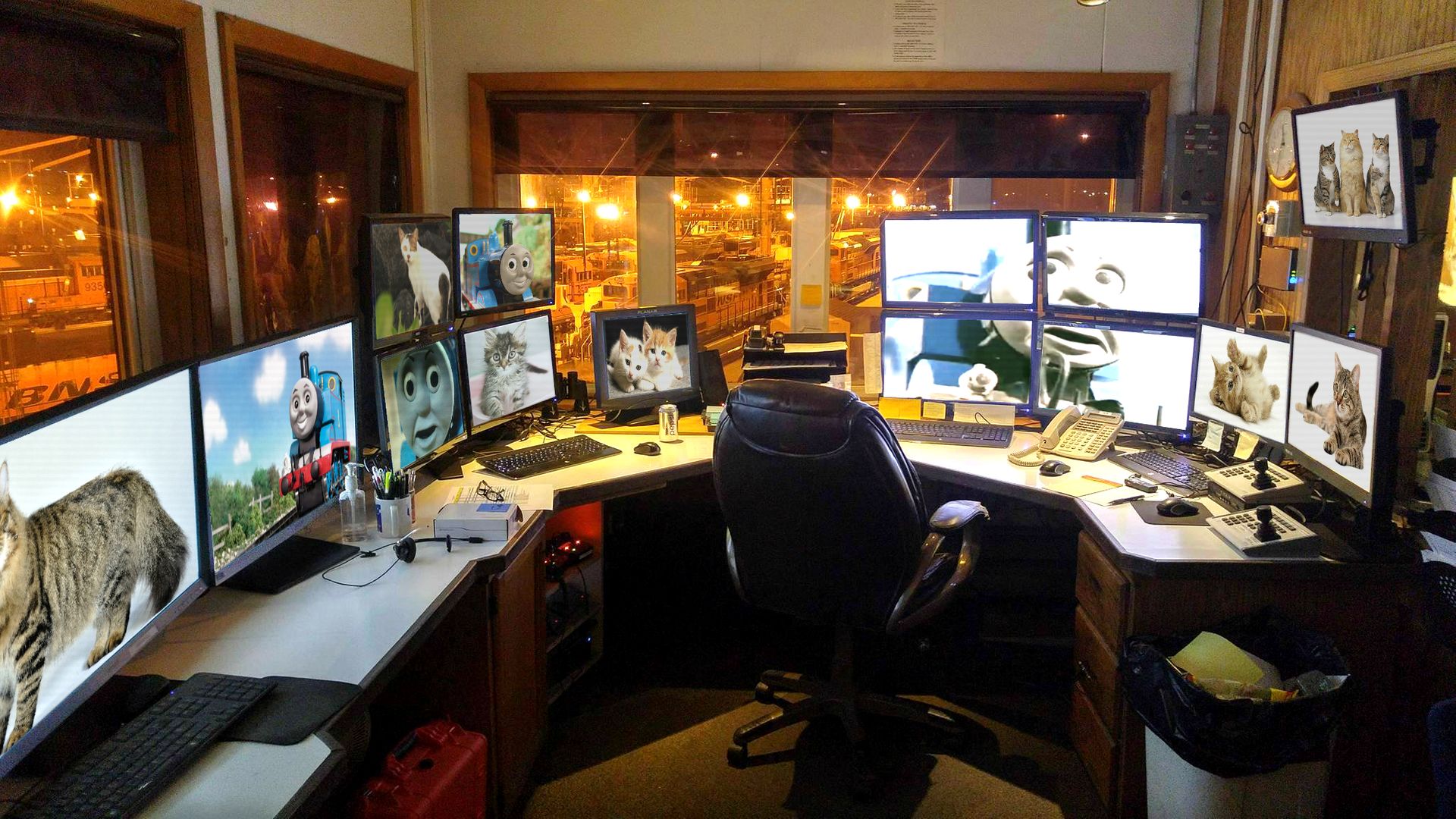 Epic Train Station Workspace!