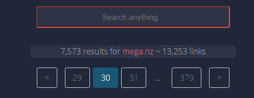 Explore over 150.000 crawled links of leaked archives (mega.nz, erome.com, etc.)