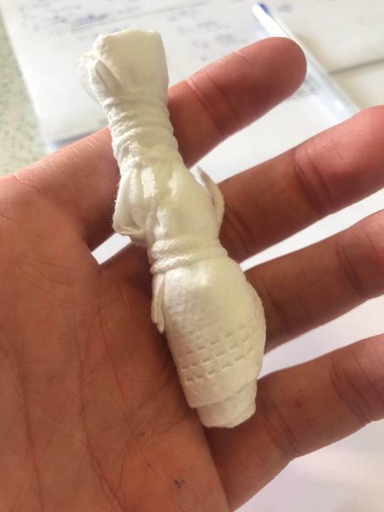 Facemask to makeshift tampon