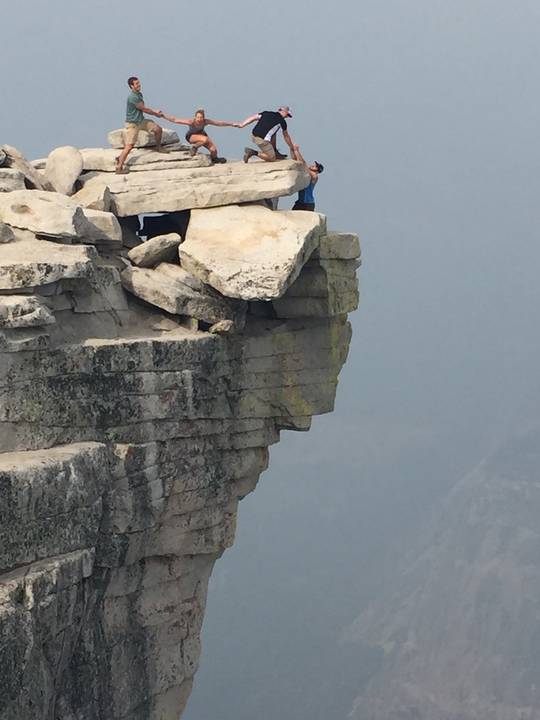 Falling - Half Dome, Yosemite National Park [OC] [1536x2048]