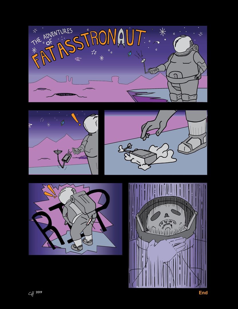 Fat guy, in spaaaaace [OC]