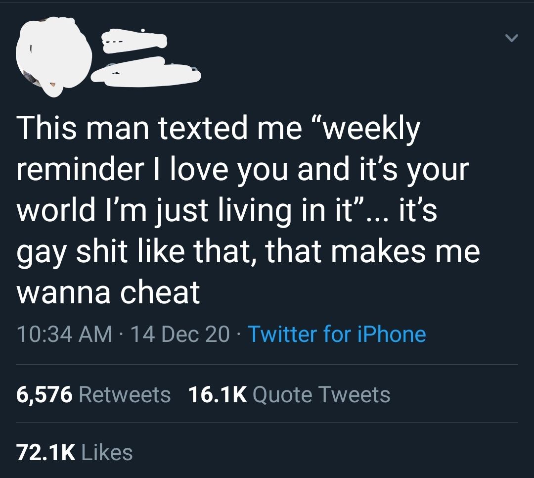 Fellas, is it gay to love your girl?