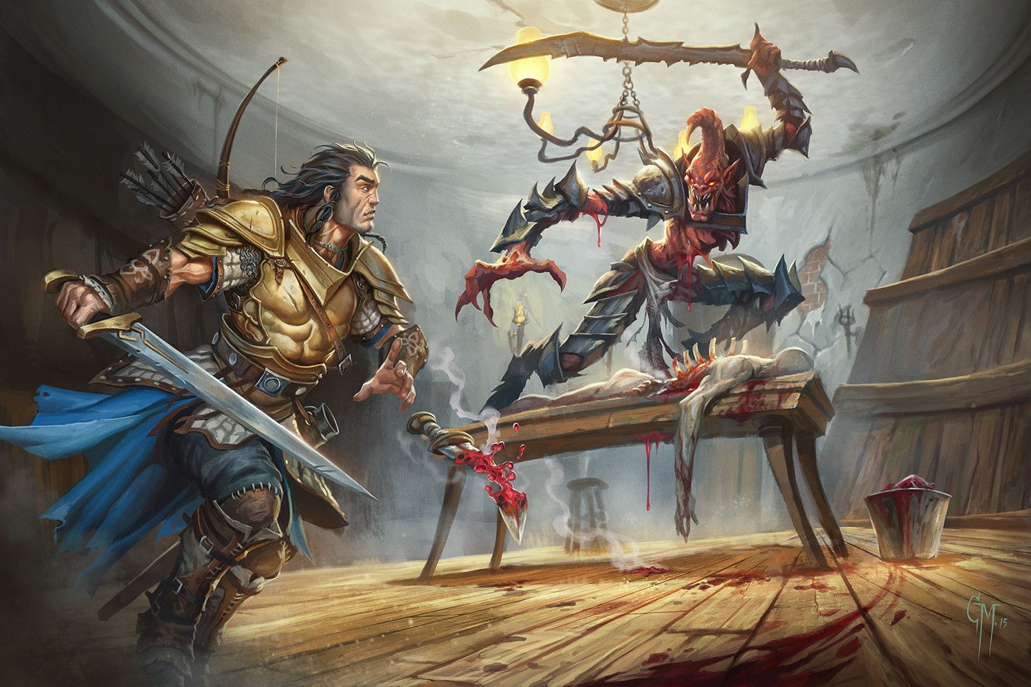 Fighting the Slasher by Caio Monteiro