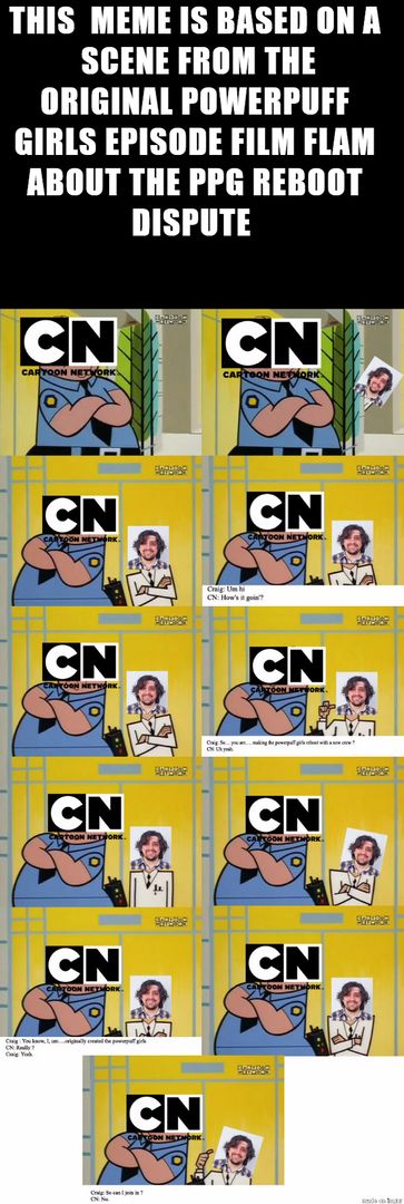 Film flam meme on the powerpuff girls reboot dispute