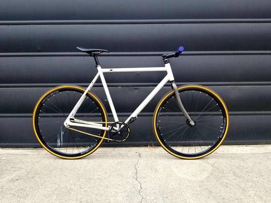 Finally completed the build - raw aluminum frame