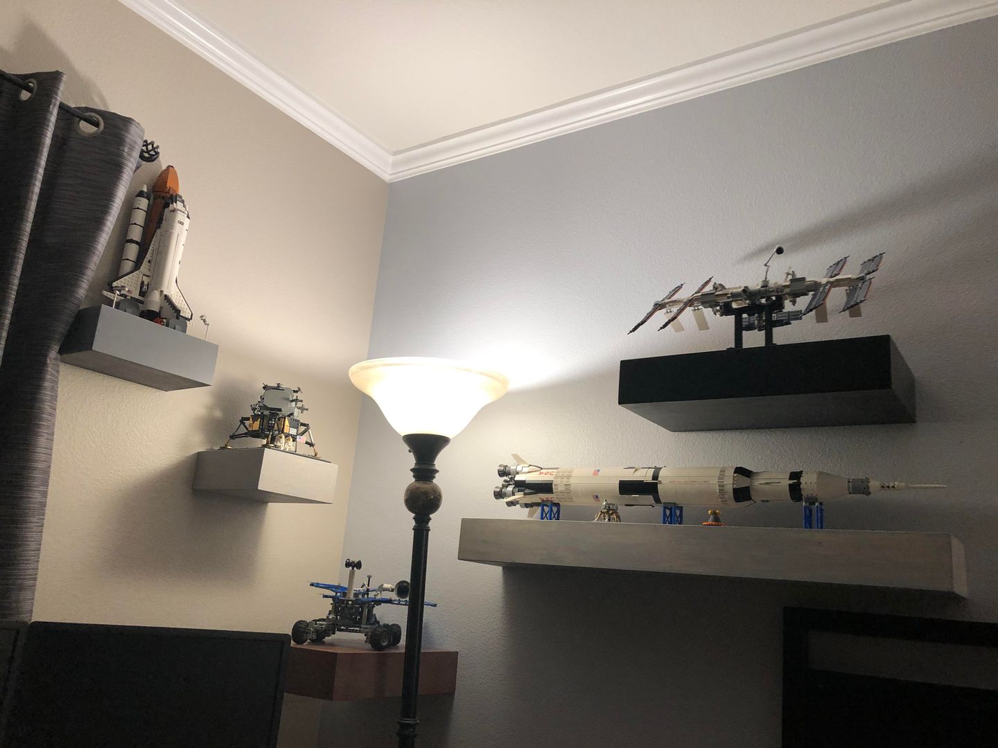 Finally, the NASA sets are complete and displayed