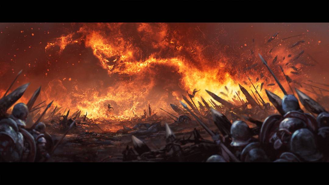 Fire Avatar by Zsolt Kosa