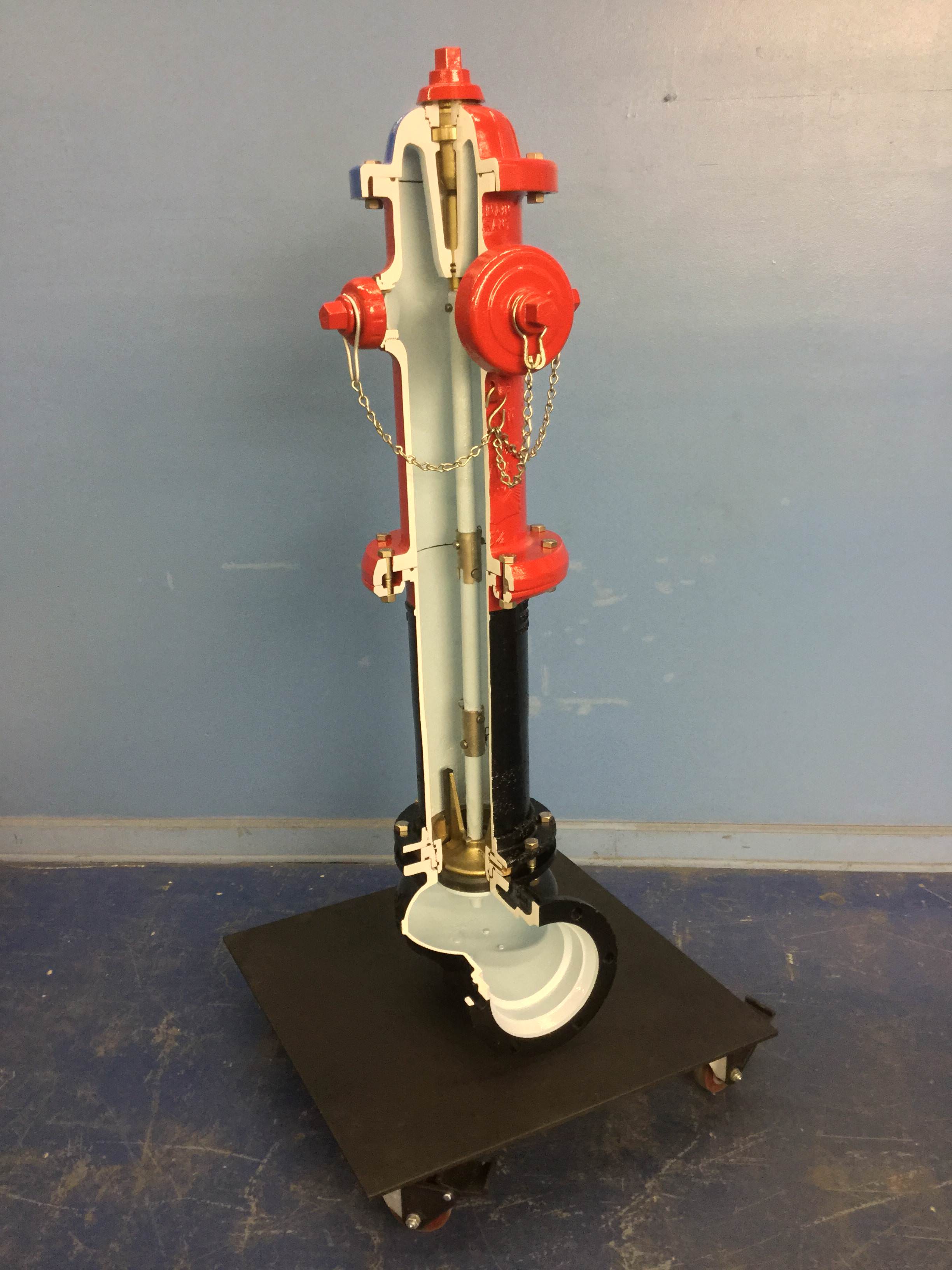 Fire hydrant cutaway [2448 x 3264] | Scrolller